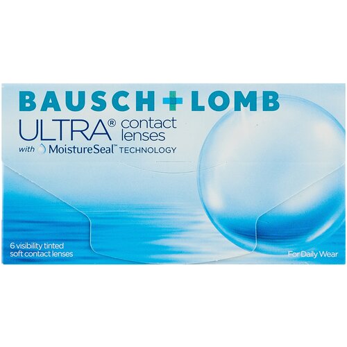 Контактные линзы Bausch & Lomb Ultra, 6 шт., R 8,5, D -2,75, 1 уп. фотография