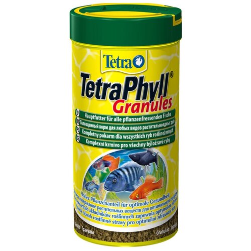 Сухой корм  для  рыб Tetra Phyll Granules, 250 мл, 90 г фотография