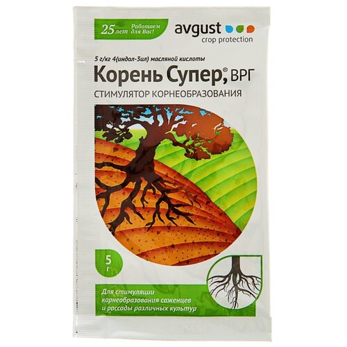 Удобрение avgust Корень Супер, 5 г, 1 уп. фотография