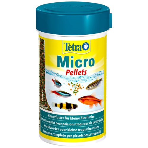 Сухой корм  для  рыб Tetra Micro Pellets, 100 мл, 46 г фотография