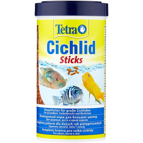 Сухой корм  для  рыб Tetra Cichlid Sticks, 500 мл, 160 г фотография