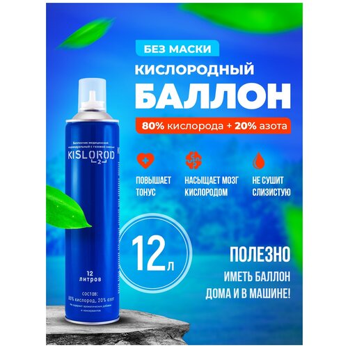 Кислородный баллончик Prana Kislorod K12L без маски 12 л фотография