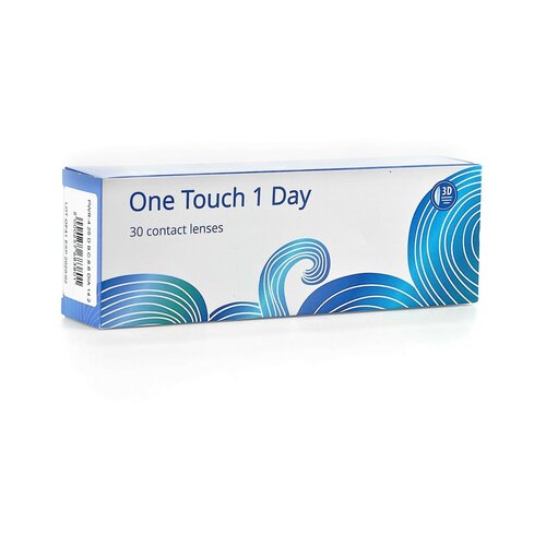 Контактные линзы OKVision One Touch 1 Day, 30 шт., R 8,6, D -0,75, 1 уп. фотография