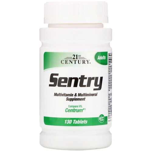 Таблетки 21st Century Sentry Multivitamin & Multimineral Supplement, 120 г, 130 шт. фотография