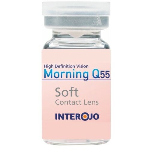 Контактные линзы Interojo Morning Q55 vial, 1 шт., R 8,6, D -5 фотография