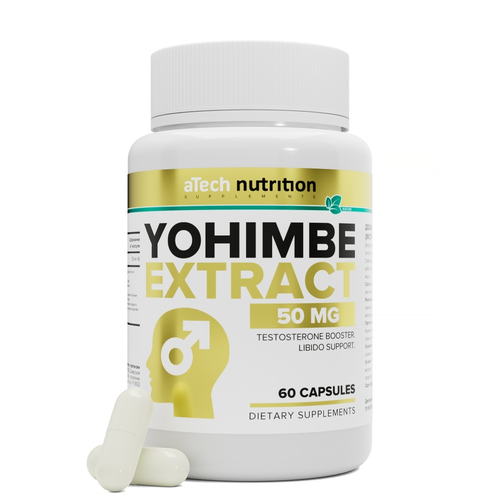 Капсулы aTech Nutrition Yohimbe Extract, 50 мг, 60 шт. фотография