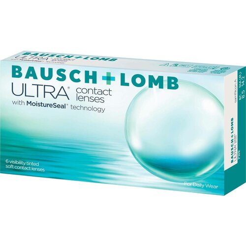 Контактные линзы Bausch & Lomb Ultra, 3 шт., R 8,5, D -2,75 фотография