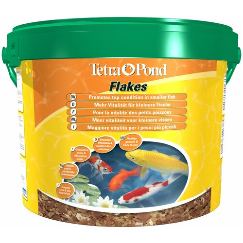 Сухой корм  для  рыб Tetra Pond Flakes, 10 л фотография