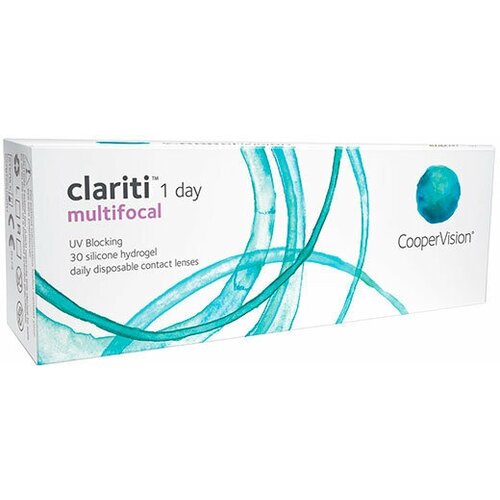 Контактные линзы CooperVision Clariti 1 day Multifocal, 30 шт., R 8,6, D +2,25, ADD: высокая, прозрачный, 1 уп. фотография