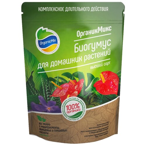 Удобрение Organic Mix Биогумус, 1.5 л, 985 г, 1 уп. фотография