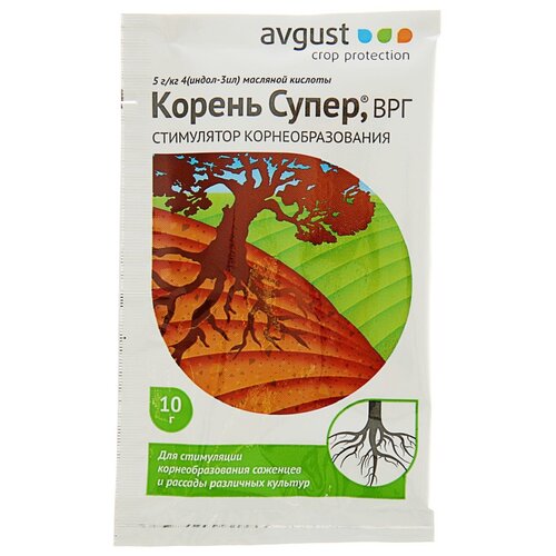 Удобрение avgust Корень Супер, 10 г, 1 уп. фотография