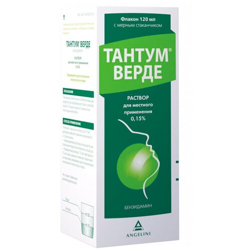 Тантум верде р-р д/мест. прим., 0.15%, 120 мл фотография