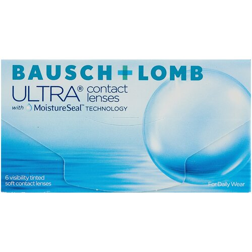 Контактные линзы Bausch & Lomb Ultra, 6 шт., R 8,5, D -4, 1 уп. фотография