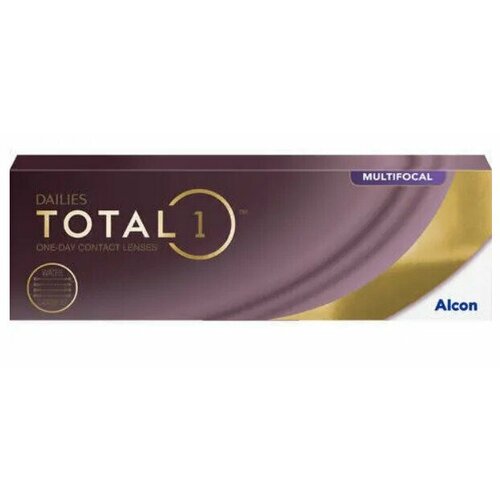 Контактные линзы Alcon Dailies Total1 Multifocal, 30 шт., R 8,5, D -7,25, ADD: средняя, 1 уп. фотография