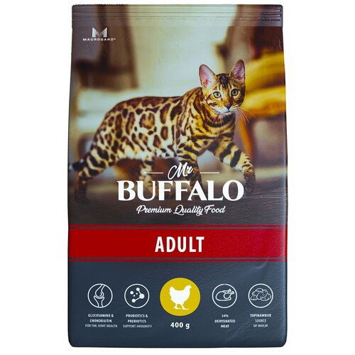 фотография Корм Mr.Buffalo ADULT 0,4кг (курица) д/кошек, купить за 270 р