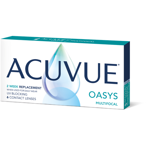 Контактные линзы ACUVUE Oasys Multifocal, 6 шт., R 8,4, D -5,75, ADD: средняя фотография