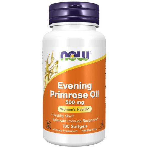 Капсулы NOW Evening Primrose Oil, 110 г, 500 мг, 100 шт. фотография