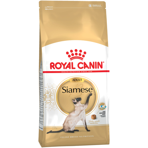 Сухой корм для кошек Royal Canin Siamese Adult для взрослых сиамских кошек от 1 года до 12 лет 2 шт. х 400 г фотография