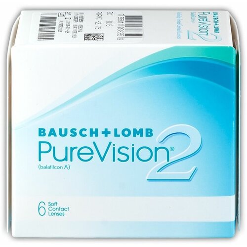 Контактные линзы Bausch & Lomb PureVision 2 HD., 6 шт., R 8,6, D -3,25 фотография