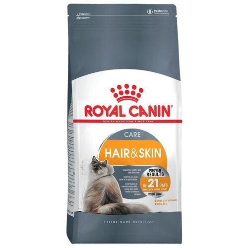 Royal Canin Hair & Skin - Сухой корм для кошек в целях поддержания здоровья кожи и шерсти (10 кг) фотография