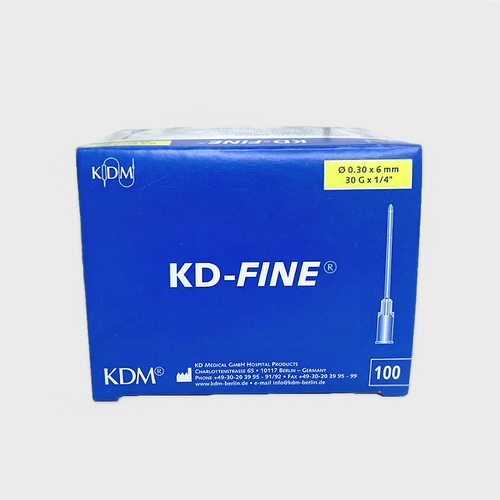 Игла инъекционная 30G/6 мм (0,3*6 мм) KD-Fine KDM, стерильная одноразовая, мезотерапия фотография