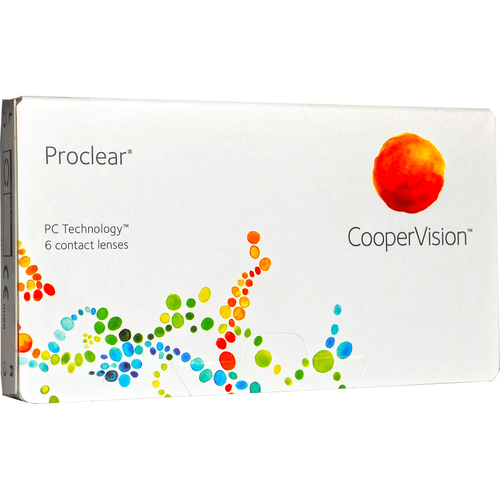 Контактные линзы CooperVision Proclear.., 6 шт., R 8,6, D +8, прозрачные, 1 уп. фотография