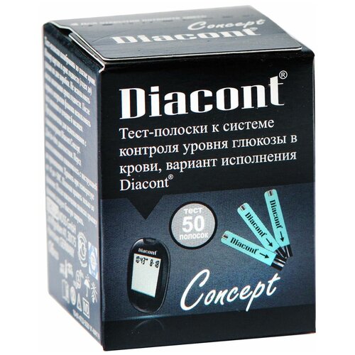 фотография Diacont тест-полоски Concept, купить за 1019 р