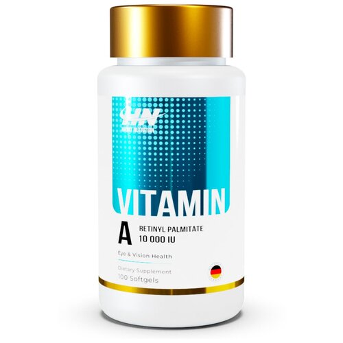 Витамин А (Ретинол пальмитат) Hayat Nutrition Vitamin A 10000 IU - 100 гел. капсул фотография