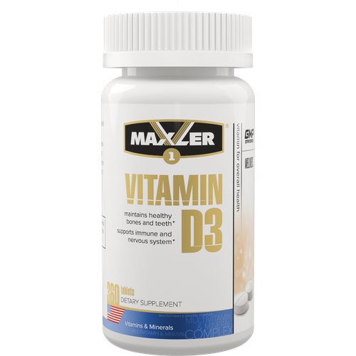 Maxler Vitamin D3 таб., 240 г, 360 шт. фотография