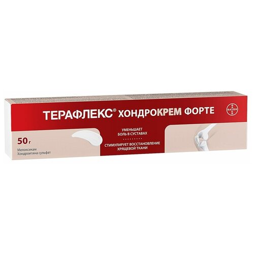 Терафлекс хондрокрем форте крем д/нар. прим., 1%+5%, 50 г фотография