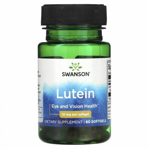 Lutein, 10 мг, 100 г, 60 шт. фотография