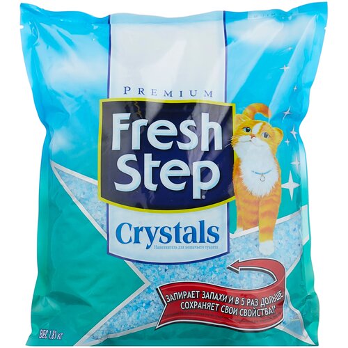 Впитывающий наполнитель Fresh Step Crystals, 6л фотография