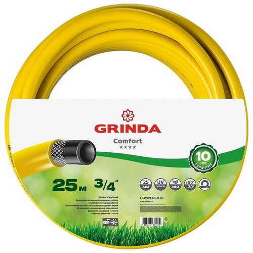 Шланг садовый PROFESSIONAL, GRINDA, 8-429003-3/4-25_z02 фотография