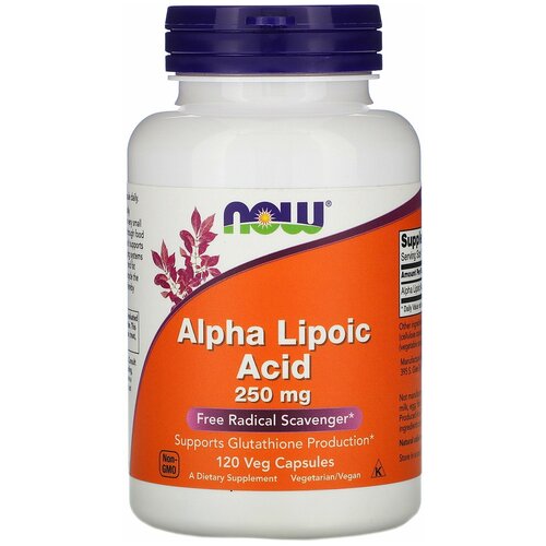 Alpha Lipoic Acid капс., 250 мг, 110 г, 120 шт. фотография