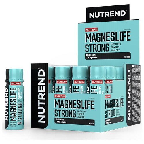 Магний NUTREND MagnesLife Strong 20 х 60 мл, Нейтральный фотография