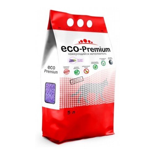 Комкующийся наполнитель ECO-Premium Green 129422, 5л, 1 шт. фотография