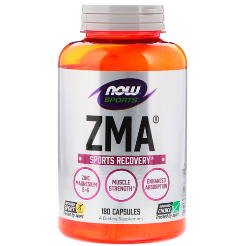 NOW ZMA 800 mg, 180 капс. фотография