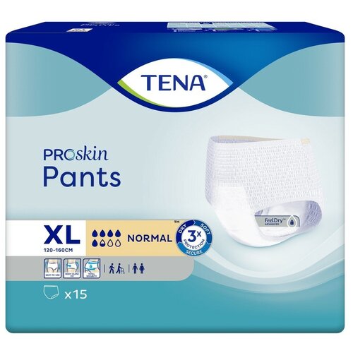 Подгузники-трусы для взрослых Tena Pants Normal XL, 15 шт фотография