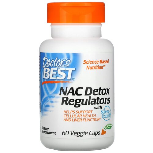 Капсулы Doctor's Best NAC Detox Regulators, 90 г, 60 шт. фотография