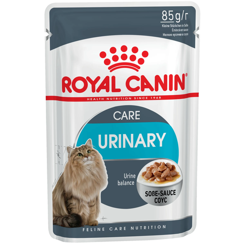 Влажный корм для кошек Royal Canin для поддержания здоровья мочевыделительной системы 85 г (кусочки в соусе) фотография