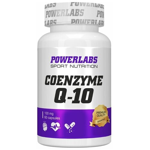 фотография PowerLabs Coenzyme Q10 (Коэнзим Q10) 50 мг 60 капсул, купить за 632 р