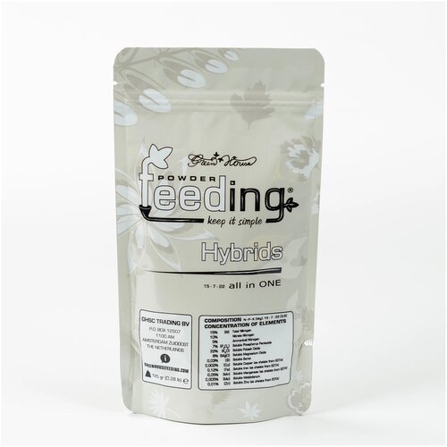 Удобрение Green House Feeding Powder Feeding Hybrids, 0.125 л, 125 г, 1 уп. фотография