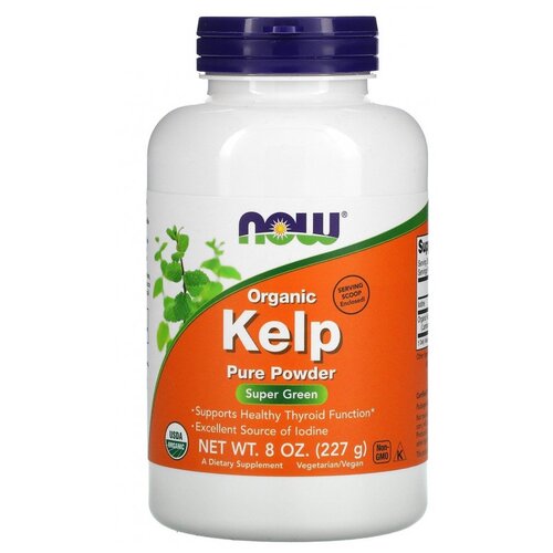 Порошок NOW Kelp Pure Powder, 227 г, 227 мл фотография