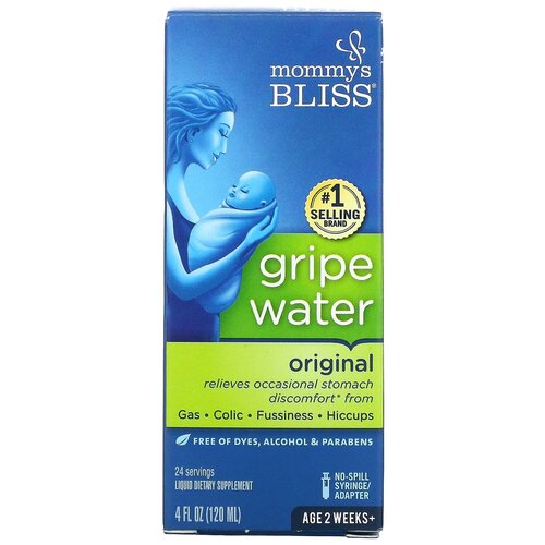 Раствор mommy's BLISS Gripe water, 210 г, 120 мл фотография