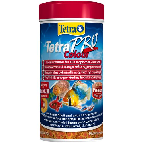 Сухой корм  для  рыб, ракообразных Tetra TetraPro Colour, 250 мл, 55 г фотография