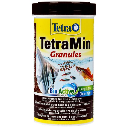 Сухой корм  для  рыб, рептилий Tetra TetraMin Granules, 500 мл, 200 г фотография