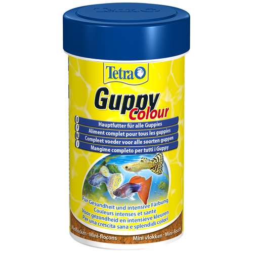 Сухой корм  для  рыб, рептилий, ракообразных Tetra Guppy Colour, 100 мл, 30 г фотография