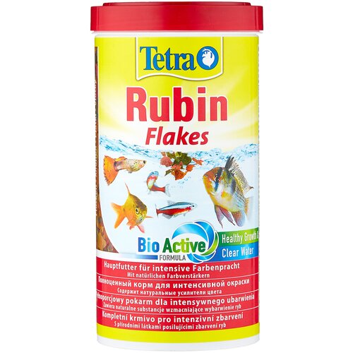 Сухой корм  для  рыб Tetra TetraRubin Flakes, 1 л, 200 г фотография