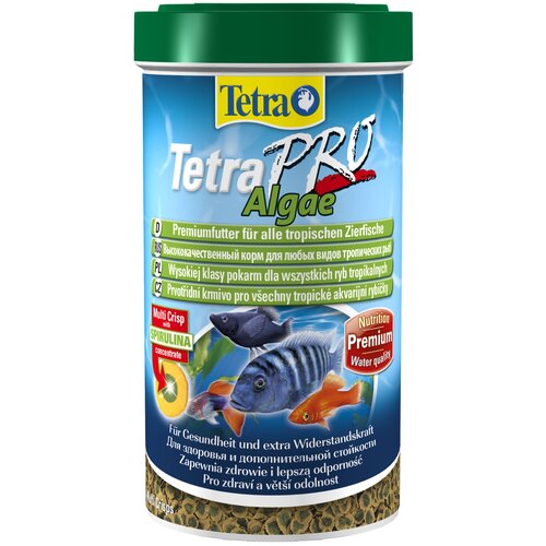 Сухой корм  для  рыб Tetra TetraPro Algae, 500 мл, 95 г фотография