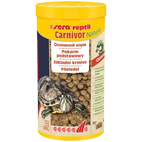 Сухой корм  для  рептилий Sera Reptil Professional Carnivor Nature, 1 л, 310 г фотография